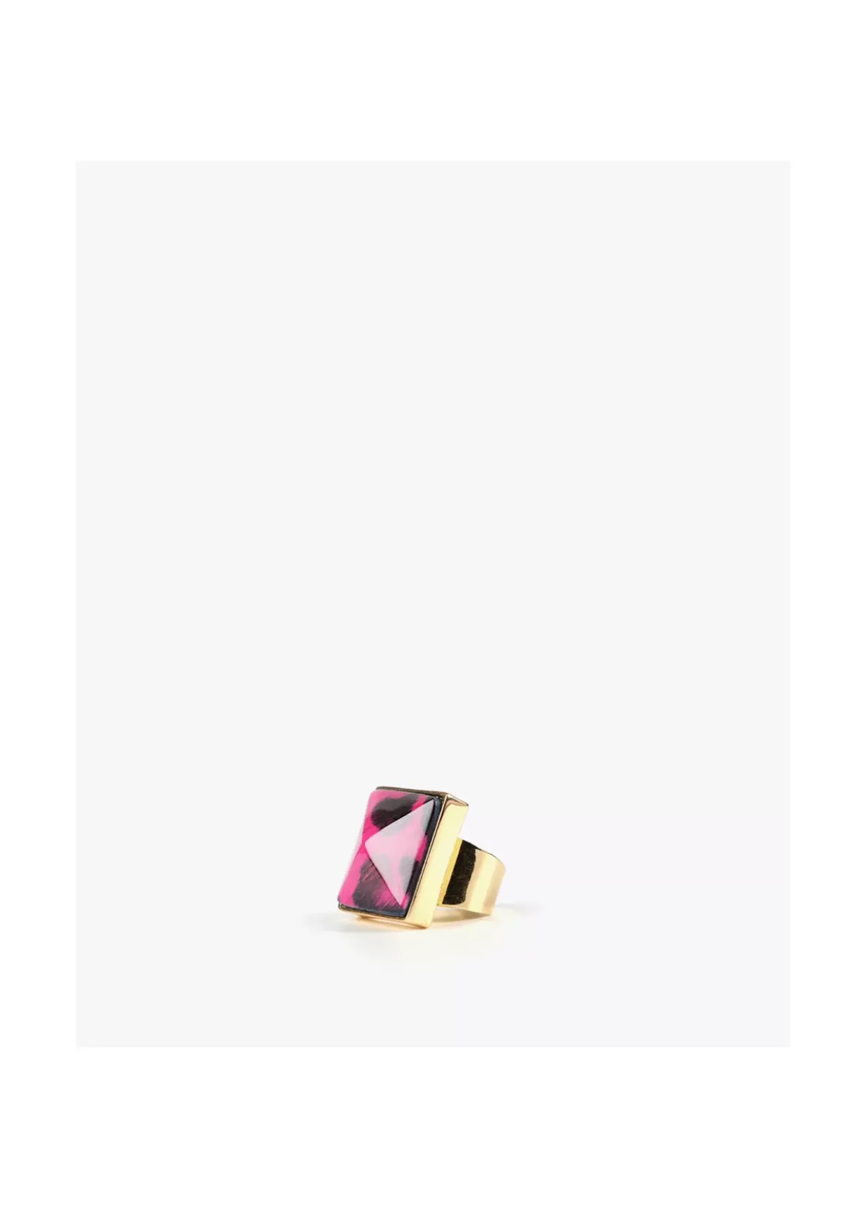Anillo cristal animal print