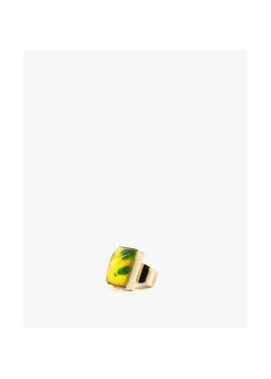 Anillo cristal animal print