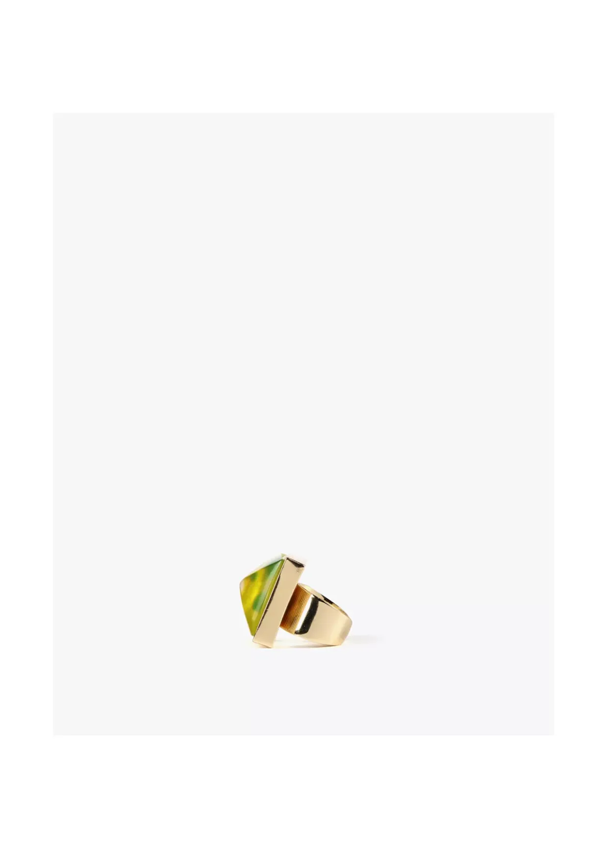 Anillo cristal animal print