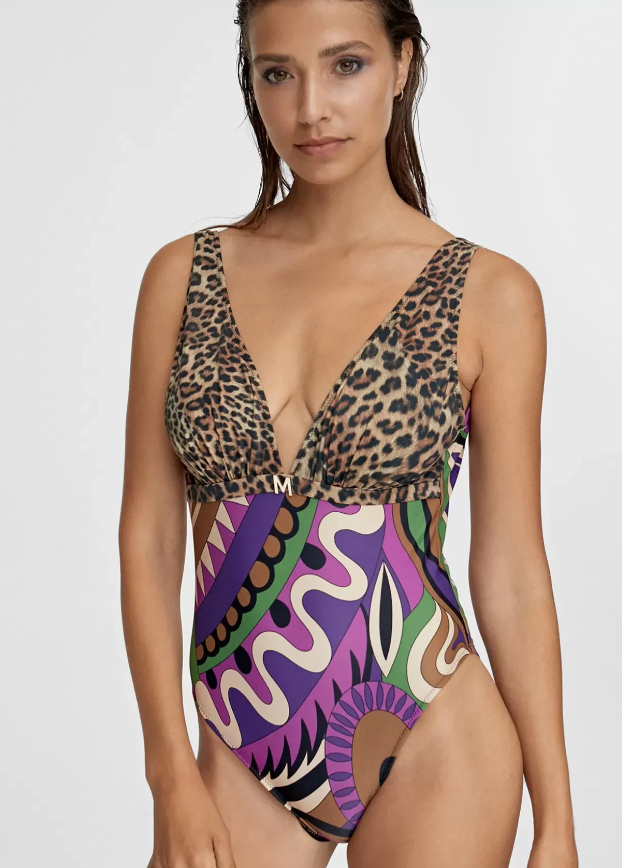 Bañador Animal Print y Paisley