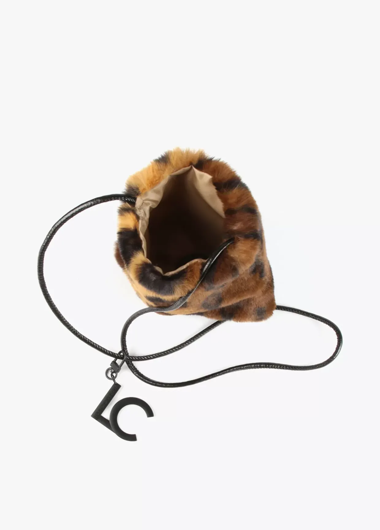 Bandolera efecto pelo animal