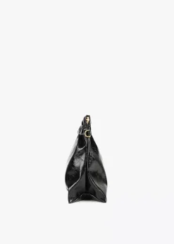 Bandolera efecto piel brillante
