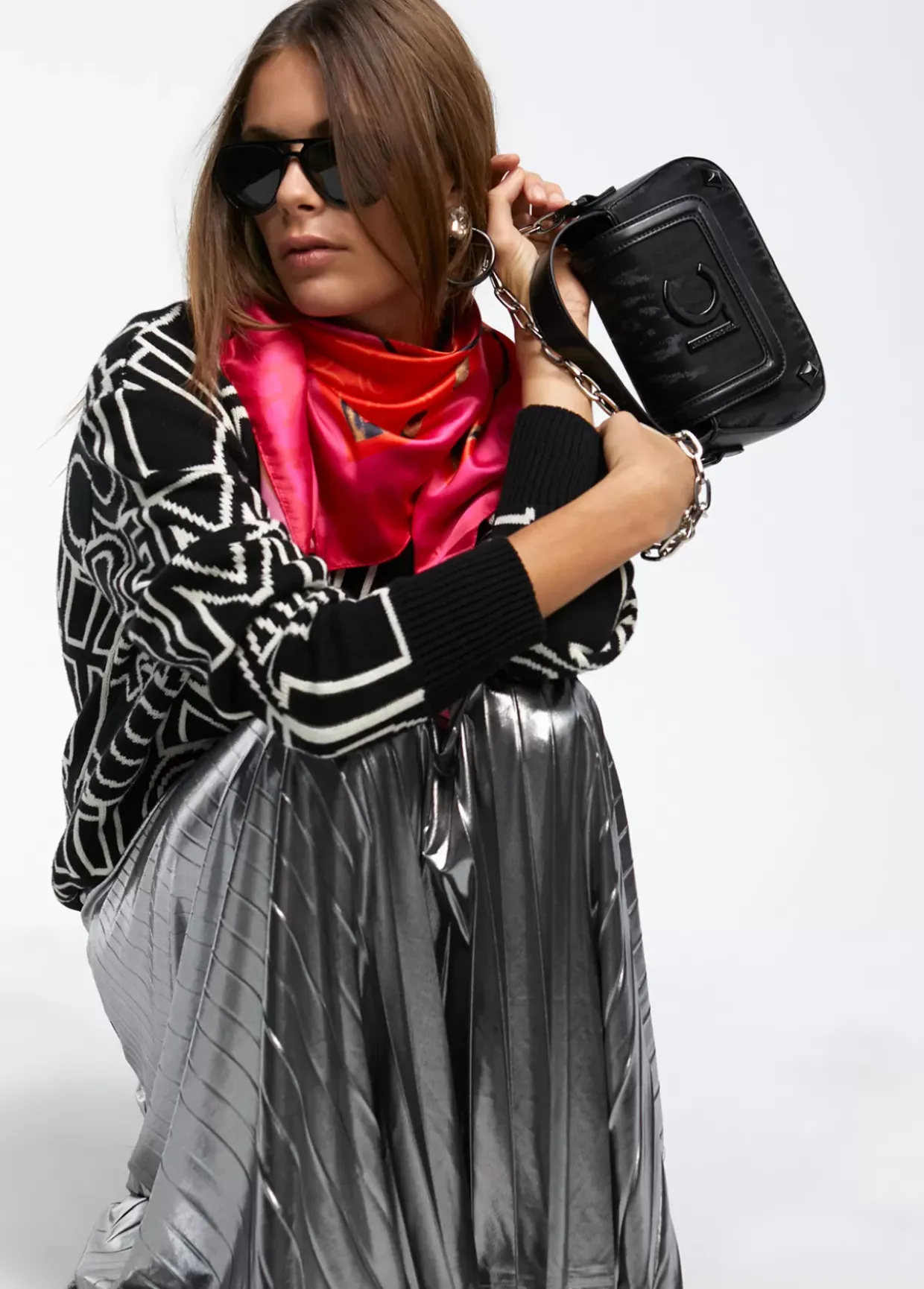 Bandolera estampado zebra