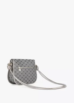 Bandolera gris jacquard