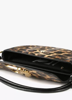 Bandolera media luna animal print