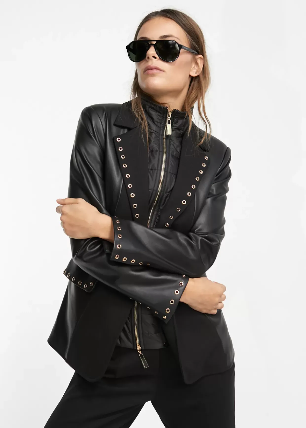 Blazer detalle eyelets