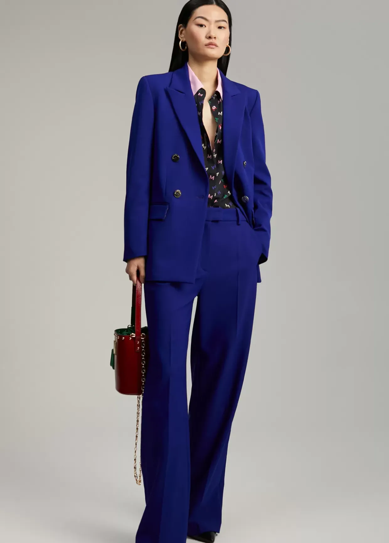 Blazer recta traje