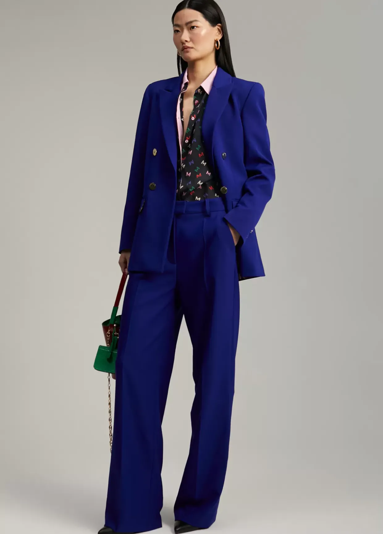 Blazer recta traje