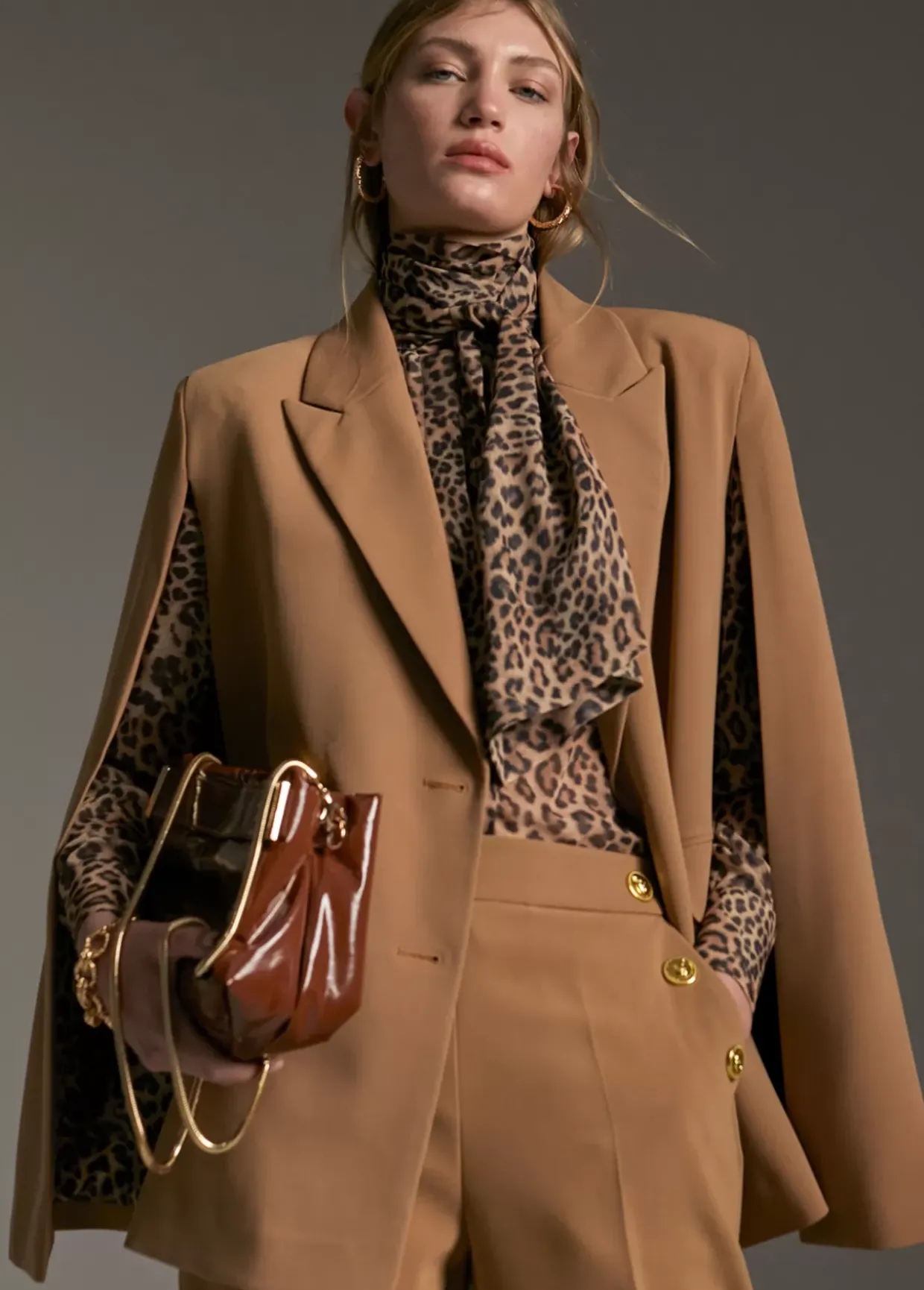 Blazer tipo capa