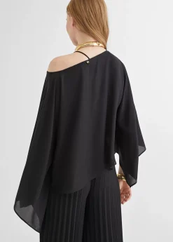 Blusa/capa satinada