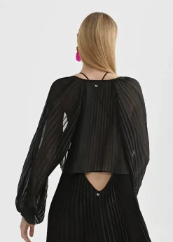 Bolero plisado