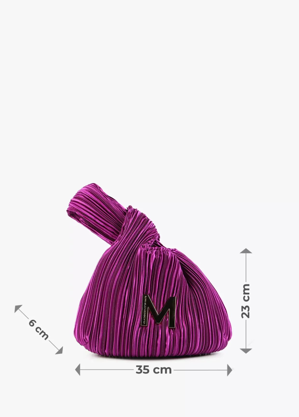 Bolsito de fiesta plisado.