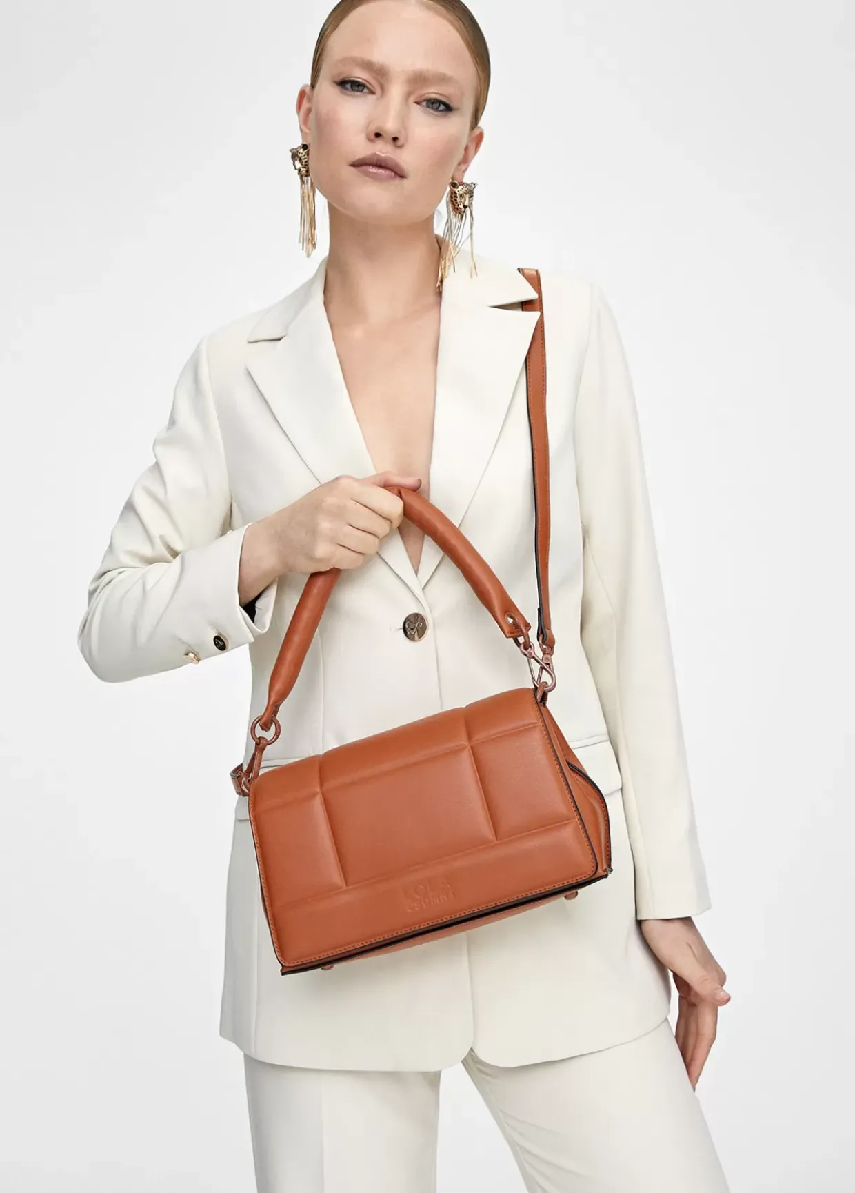 Bolso bandolera acolchada