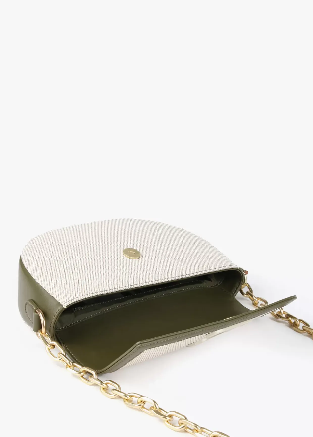 Bolso bandolera materiales combinados