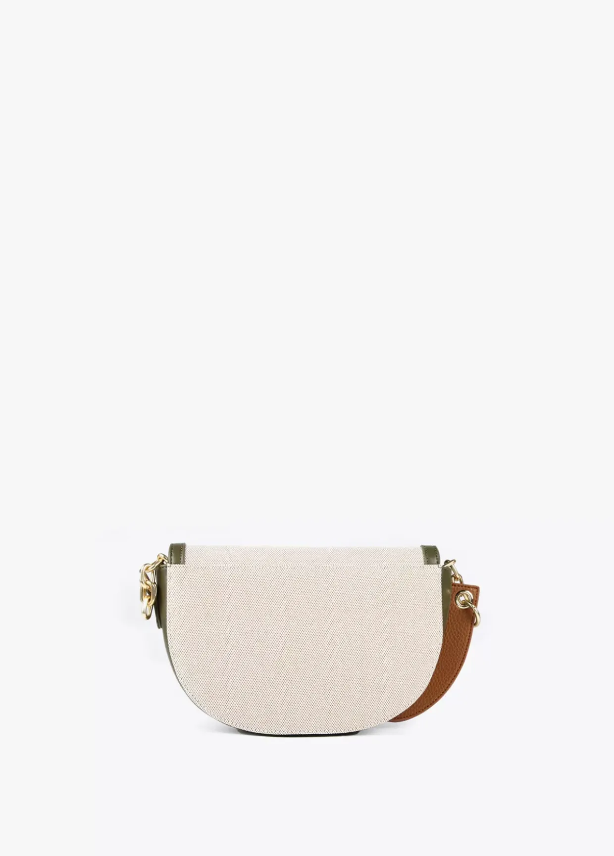 Bolso bandolera materiales combinados
