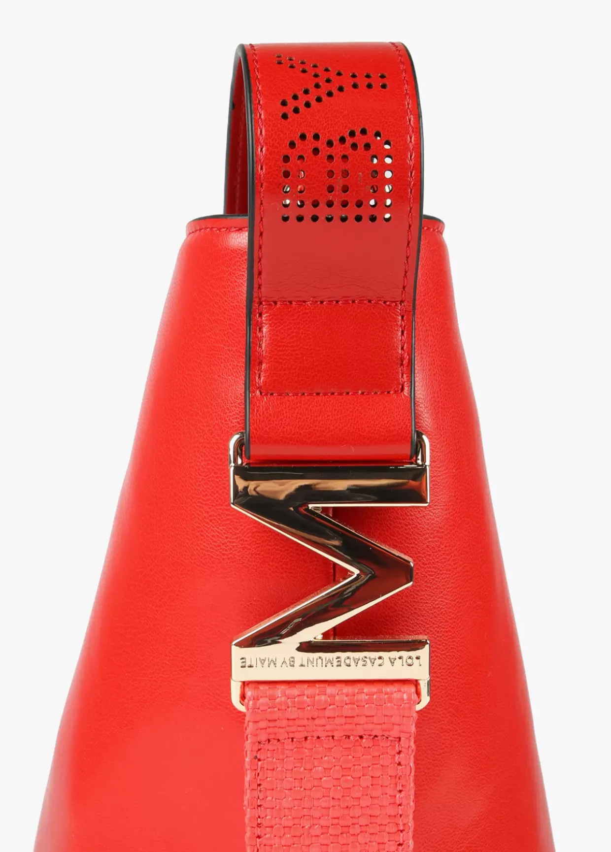 Bolso bandolera materiales combinados