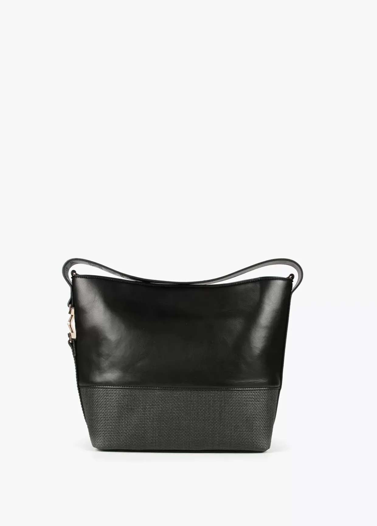 Bolso bandolera materiales combinados