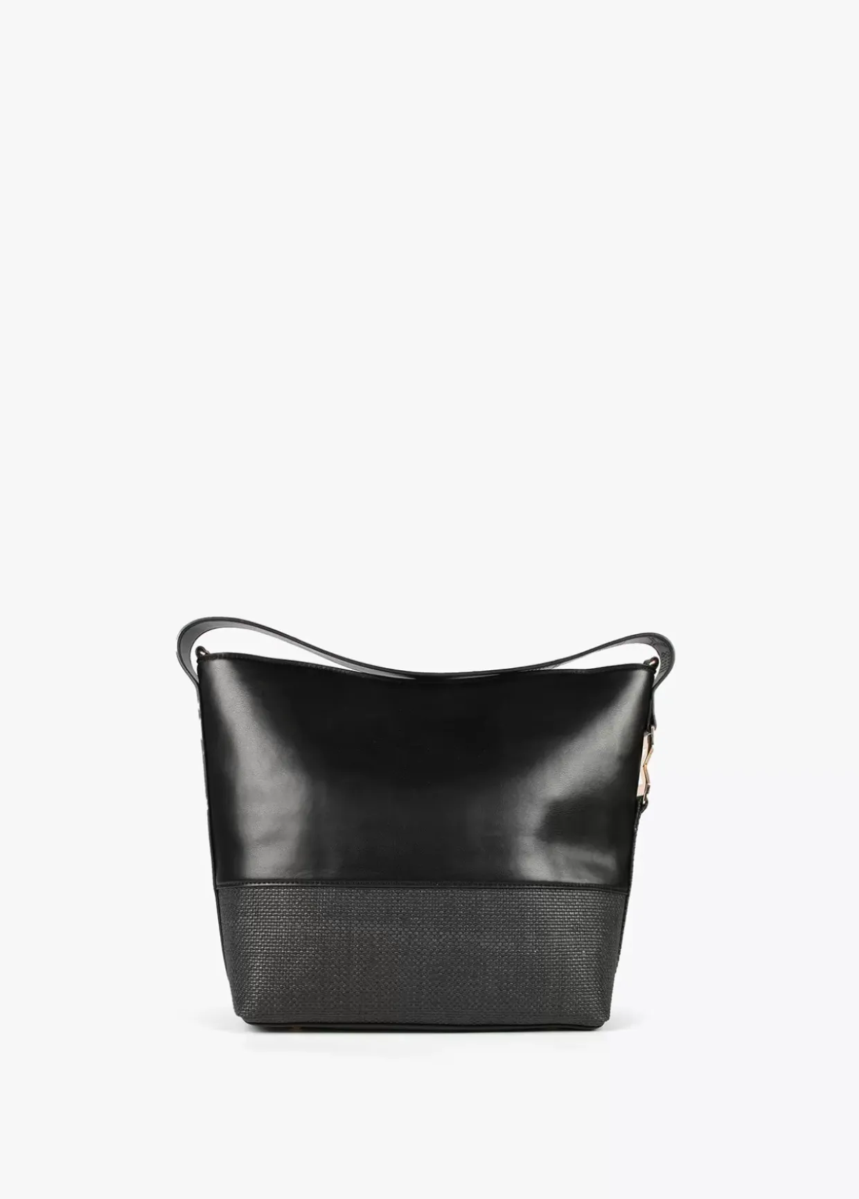 Bolso bandolera materiales combinados