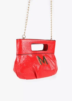 Bolso de mano con frunces