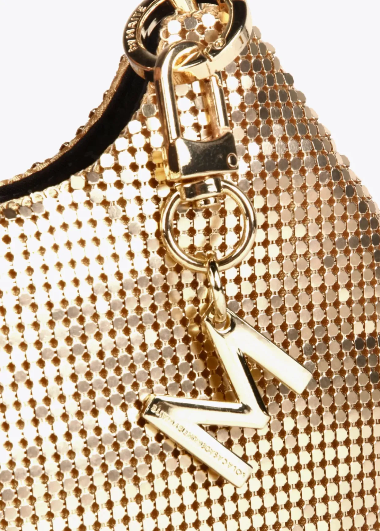 Bolso fiesta dorado