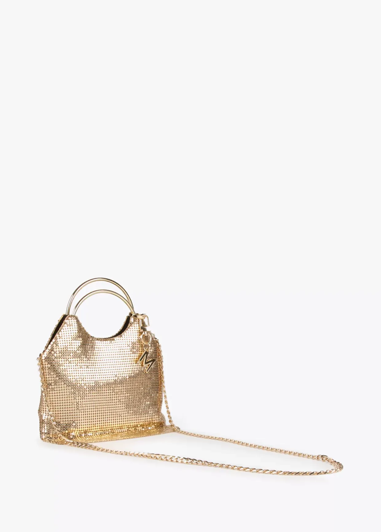Bolso fiesta dorado