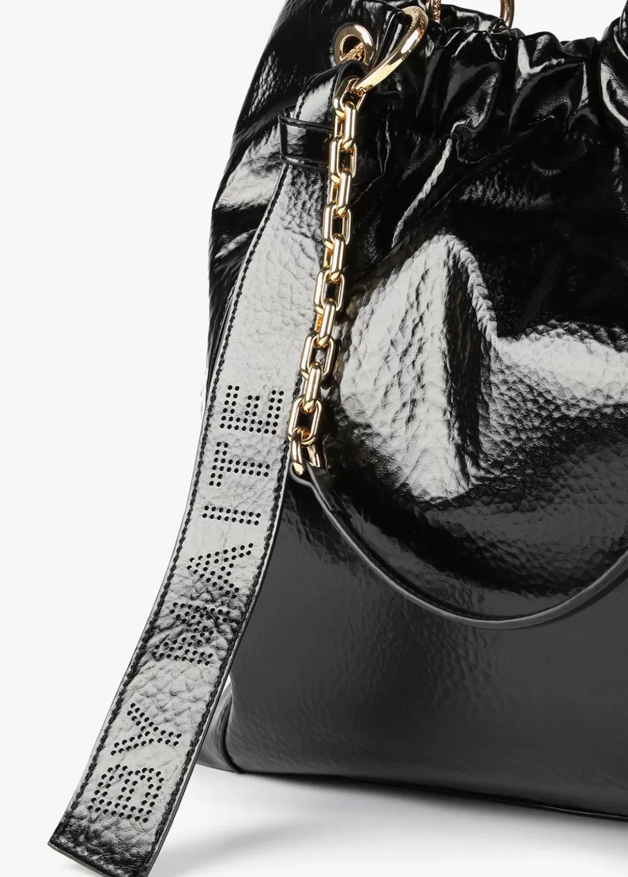 Bolso shopper brillante