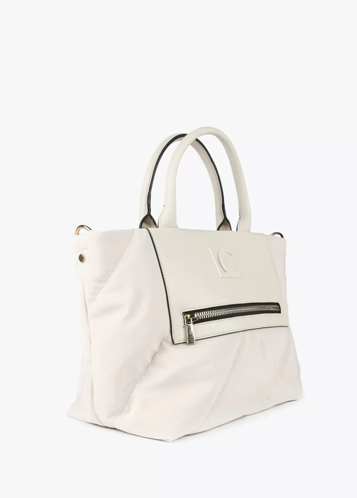 Bolso tipo shooper acolchado