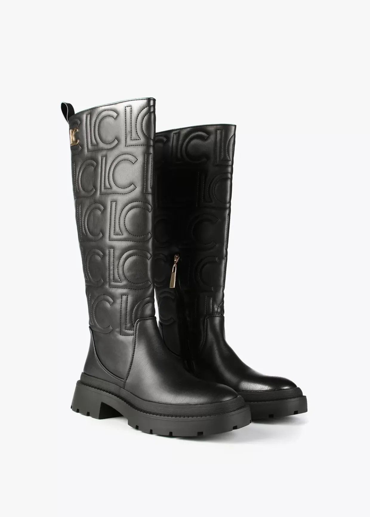 Bota alta logotipada | COLECCIÓN LOLA | Lola Casademunt