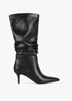 Bota caña fruncida