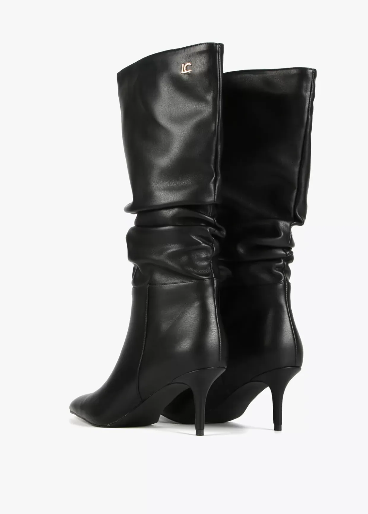 Bota caña fruncida