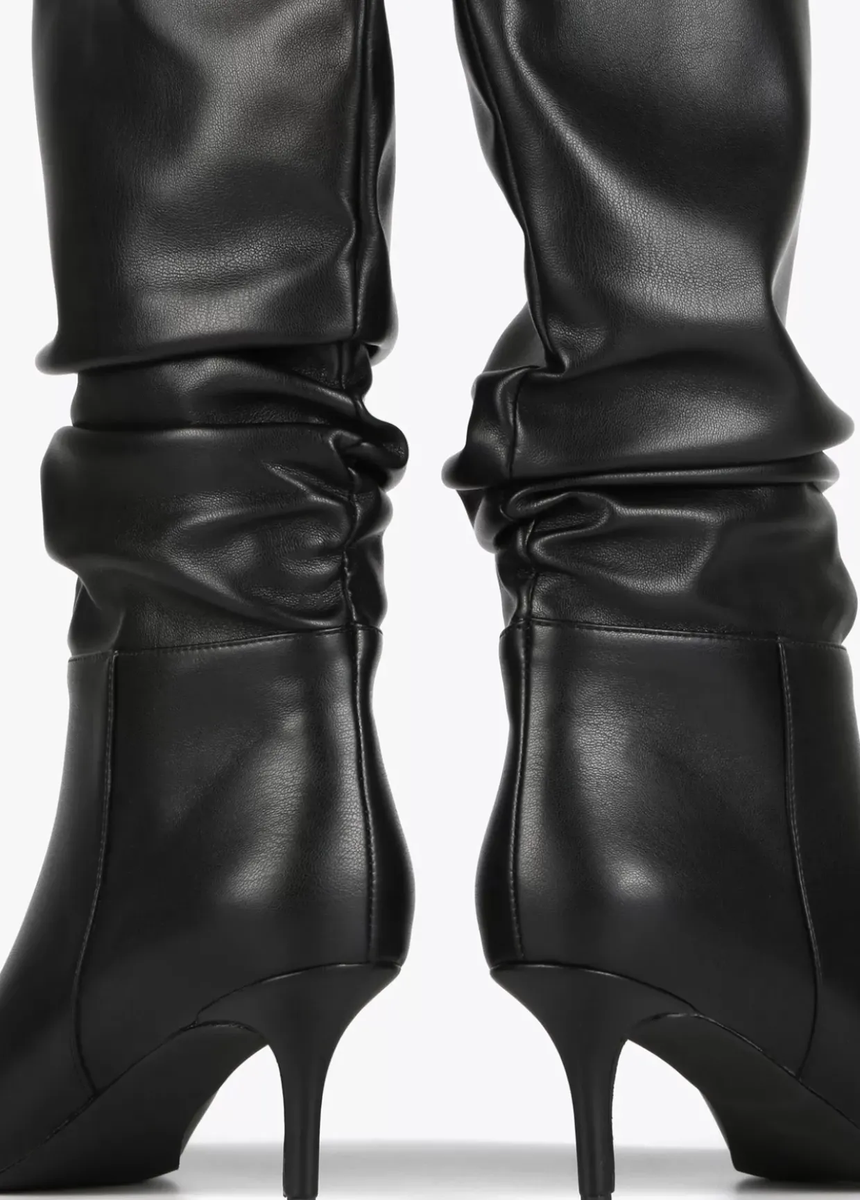Bota caña fruncida