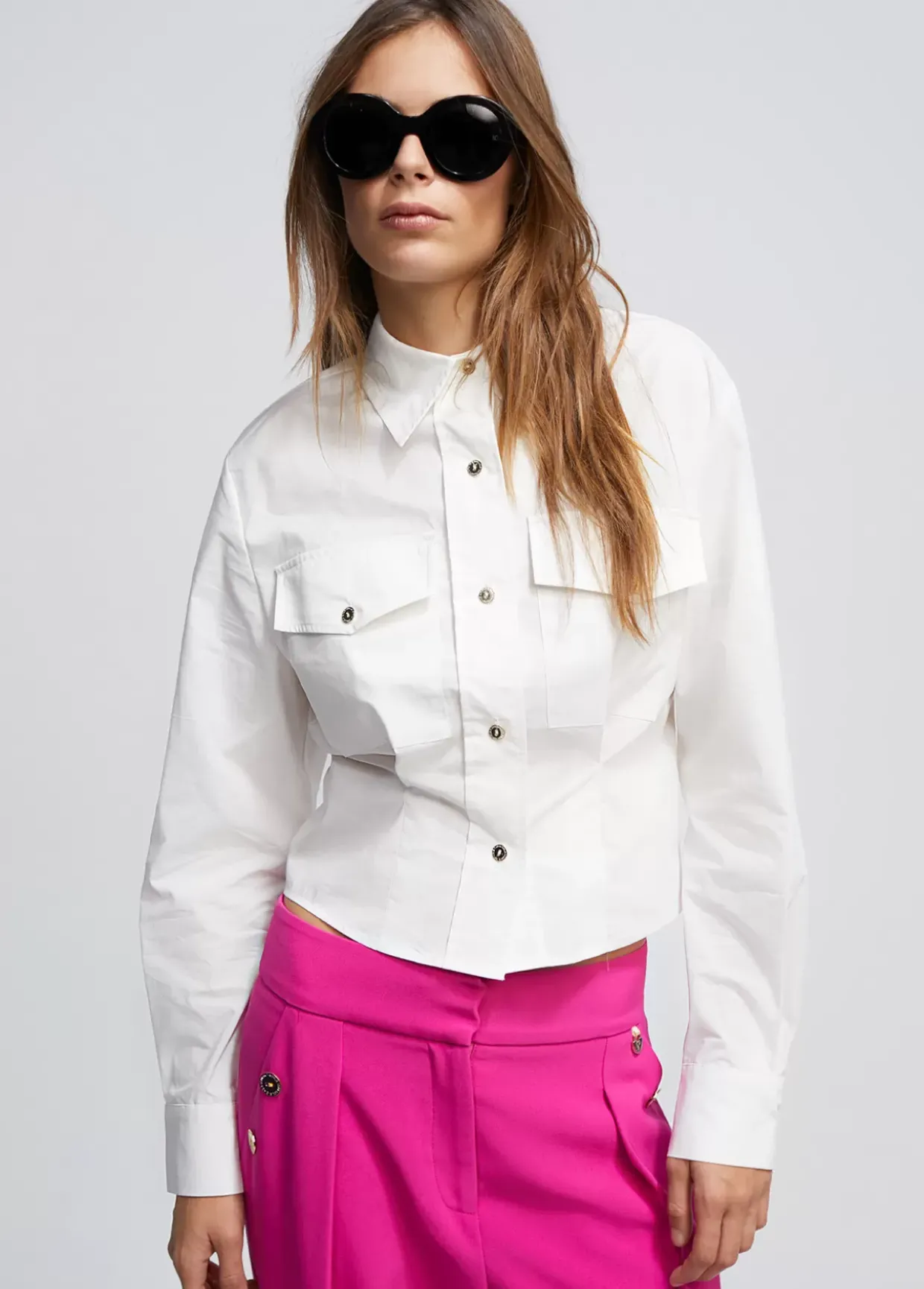 Camisa cropped