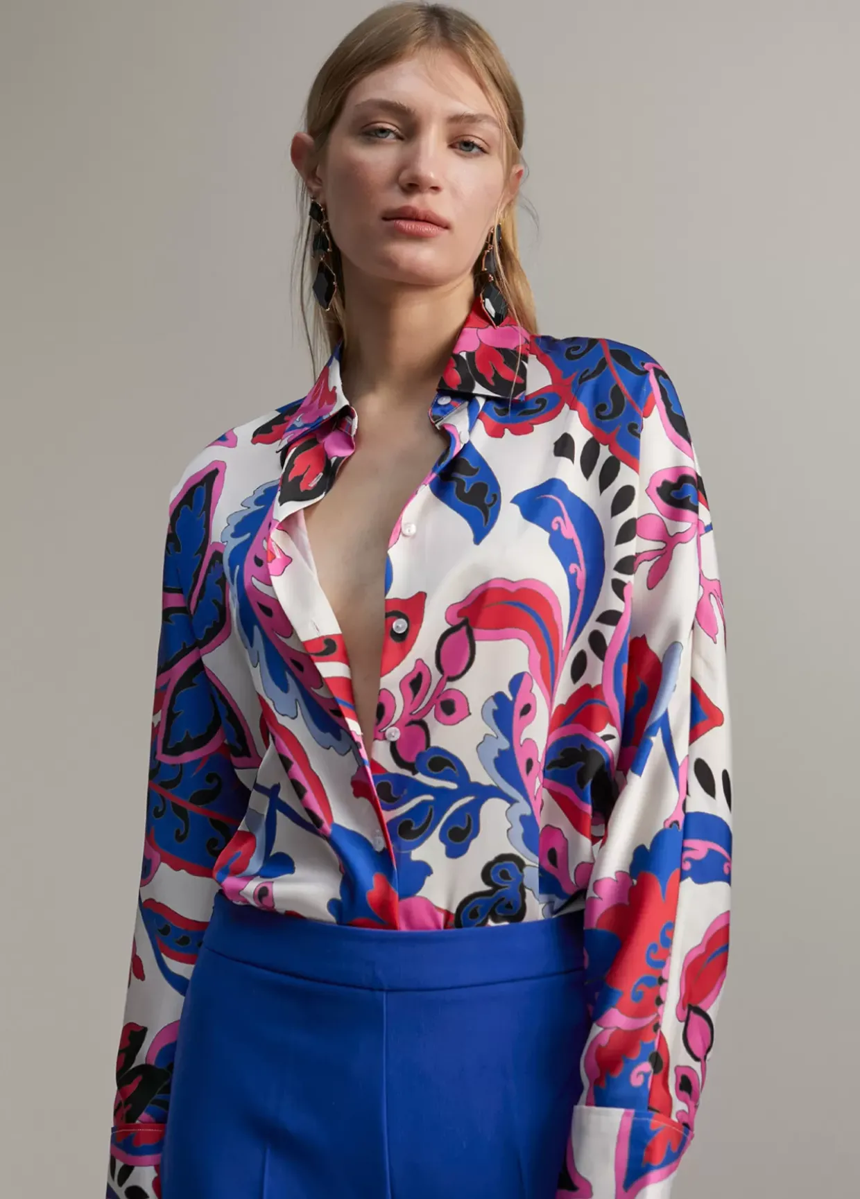 Camisa estampada paisley