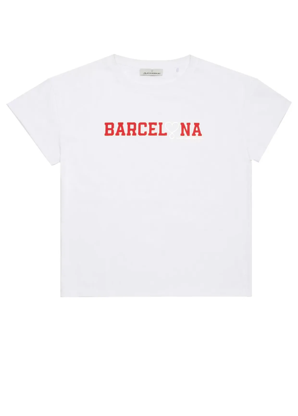 Camiseta básica Barcelona en algodón 100% - Lola Casademunt