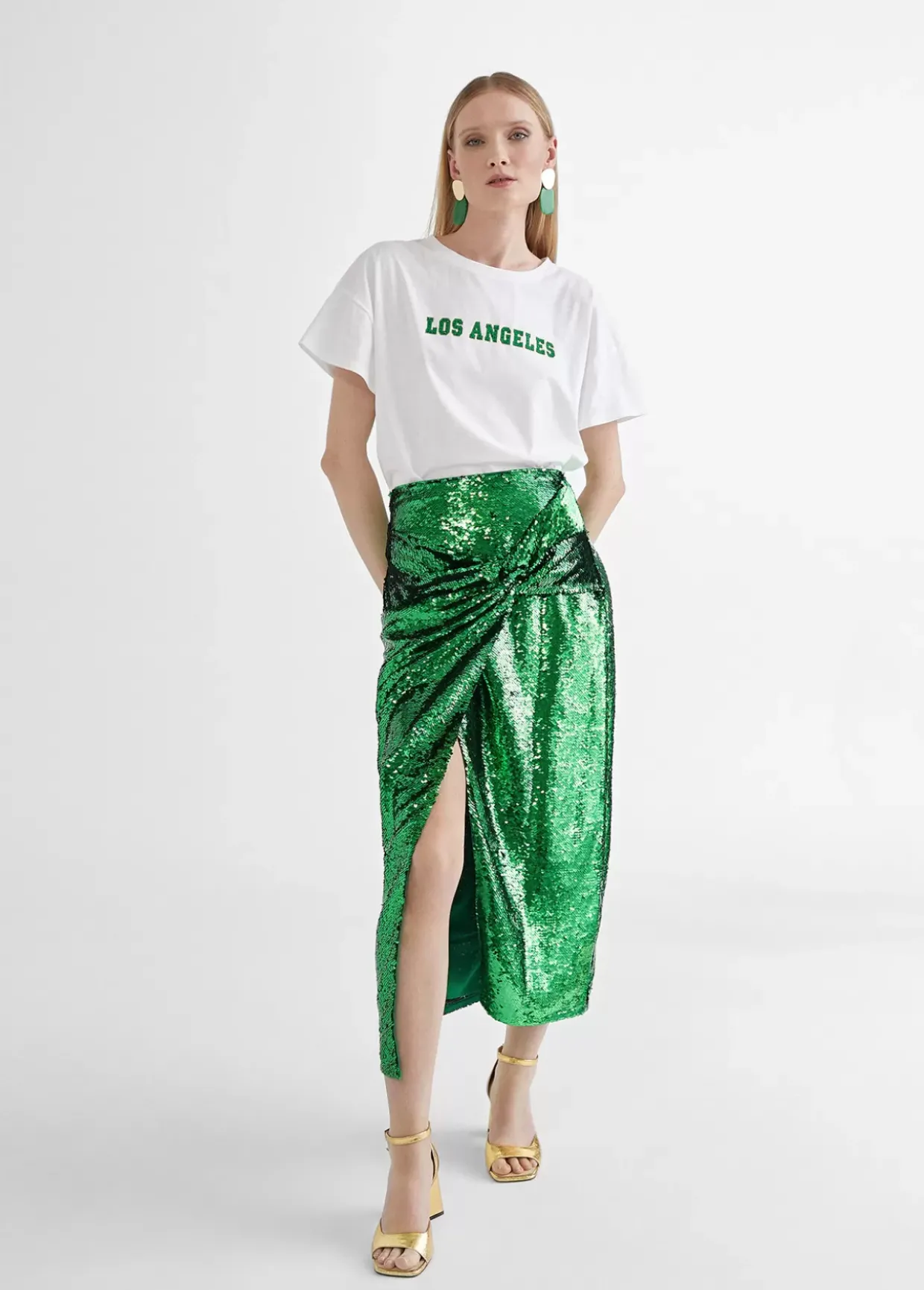 Camiseta city verde