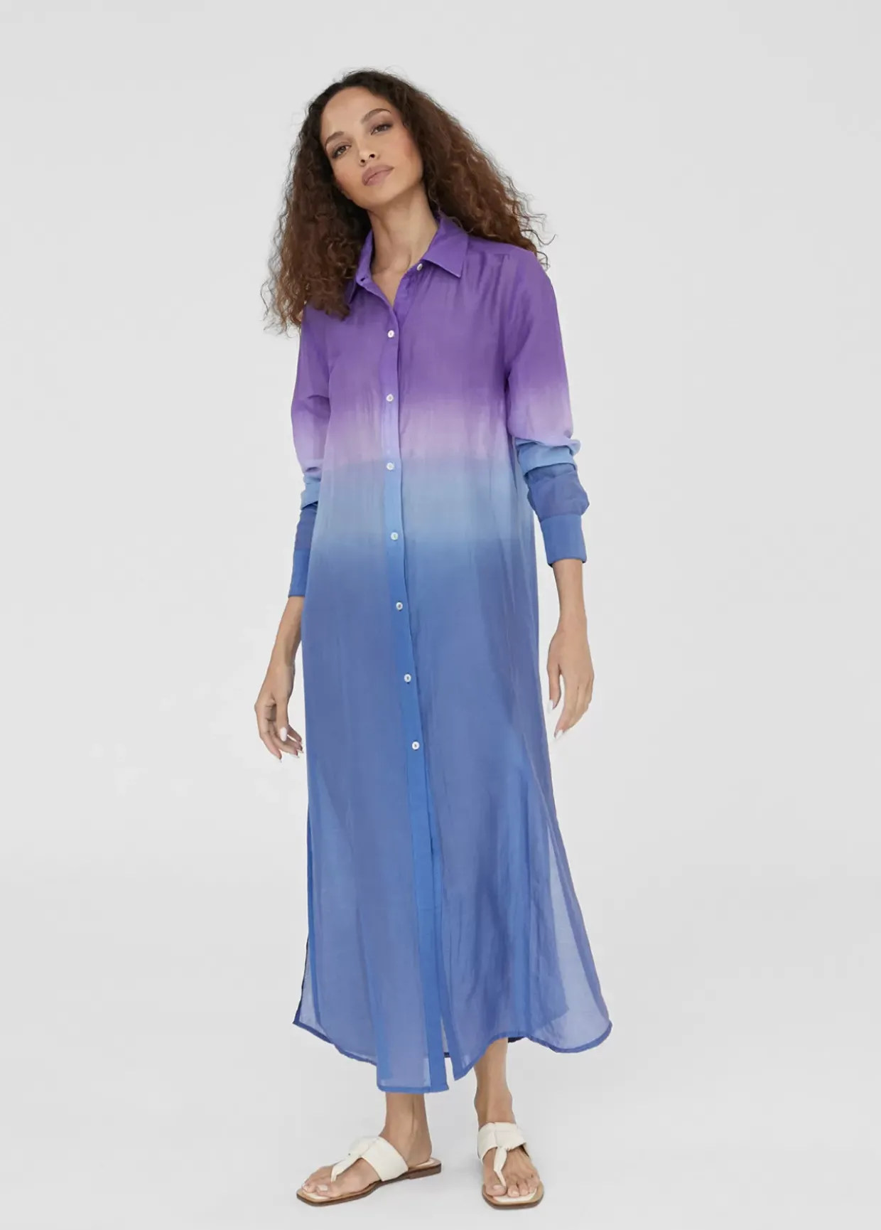 Camisola larga tie dye
