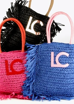 Cesto con logo a contraste