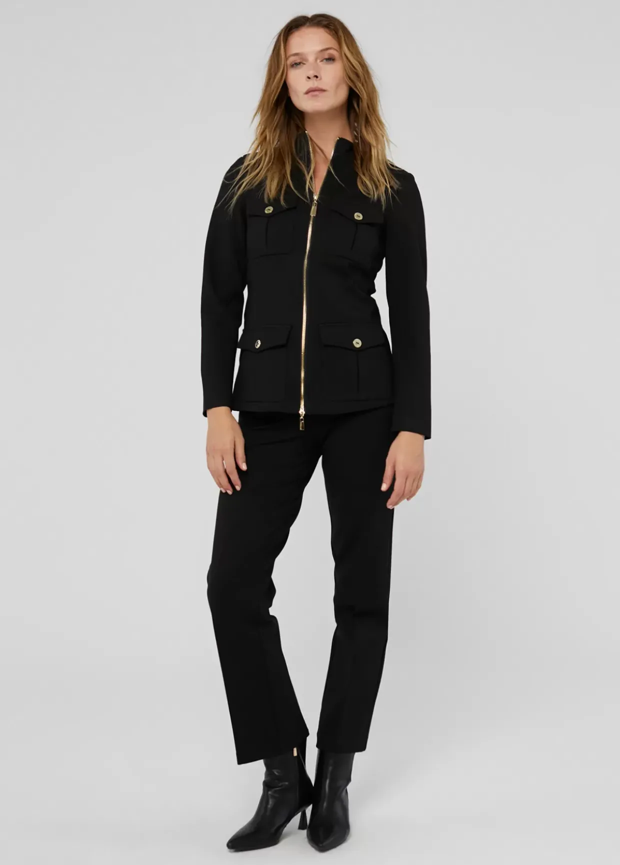 Chaqueta con cremallera