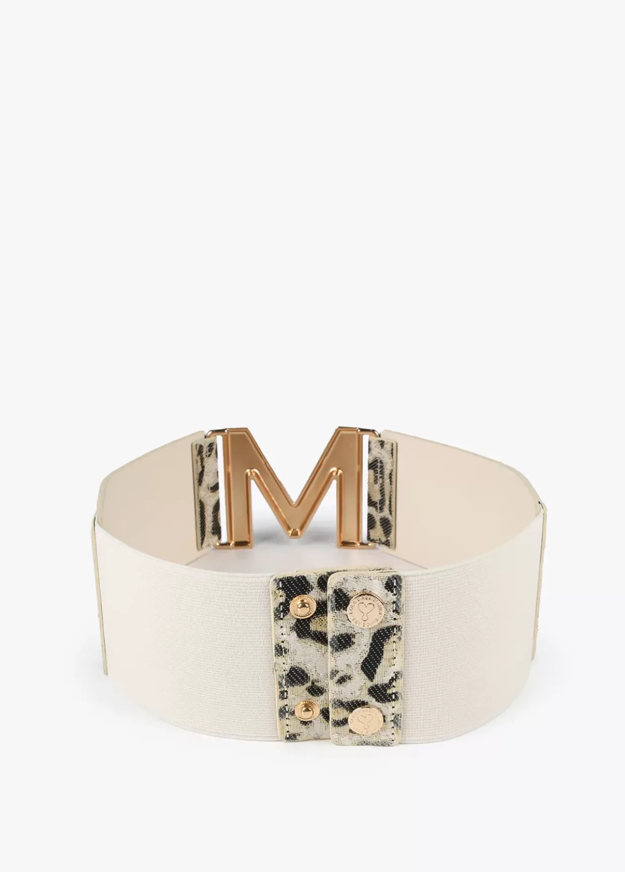 Cinturón elástico animal print