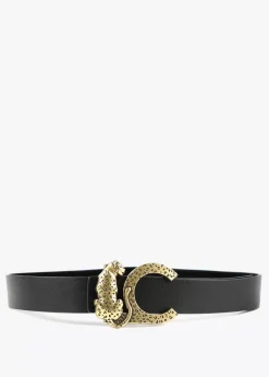 Cinturón reversible animal print