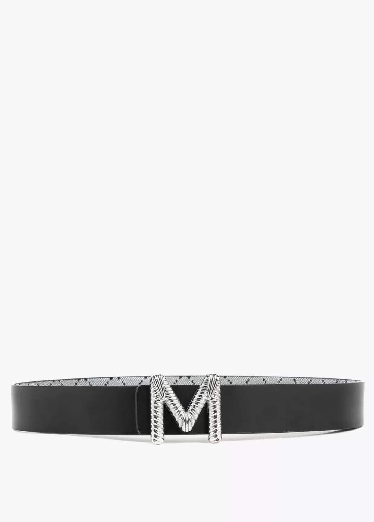 Cinturón reversible gris y negro