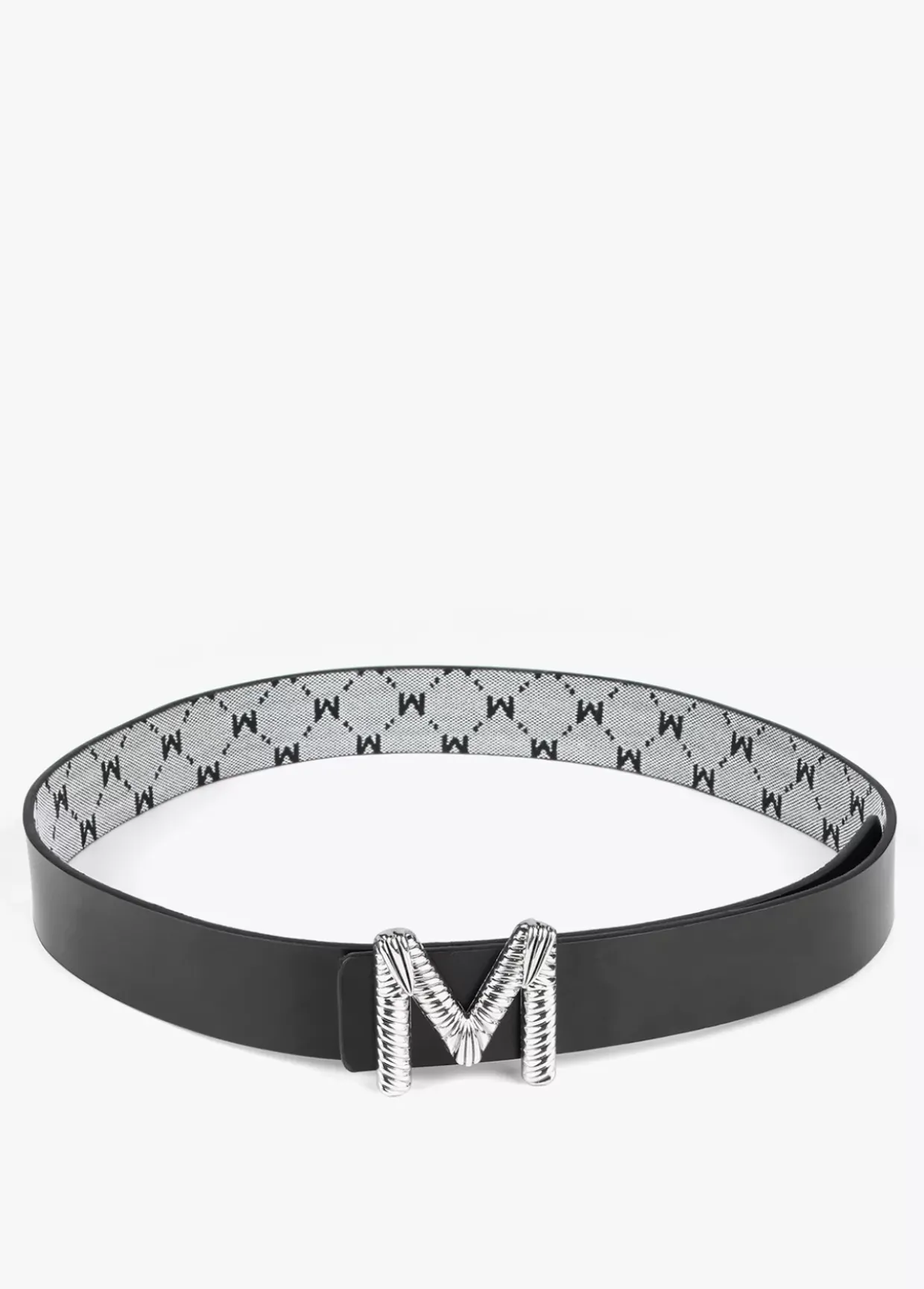 Cinturón reversible gris y negro