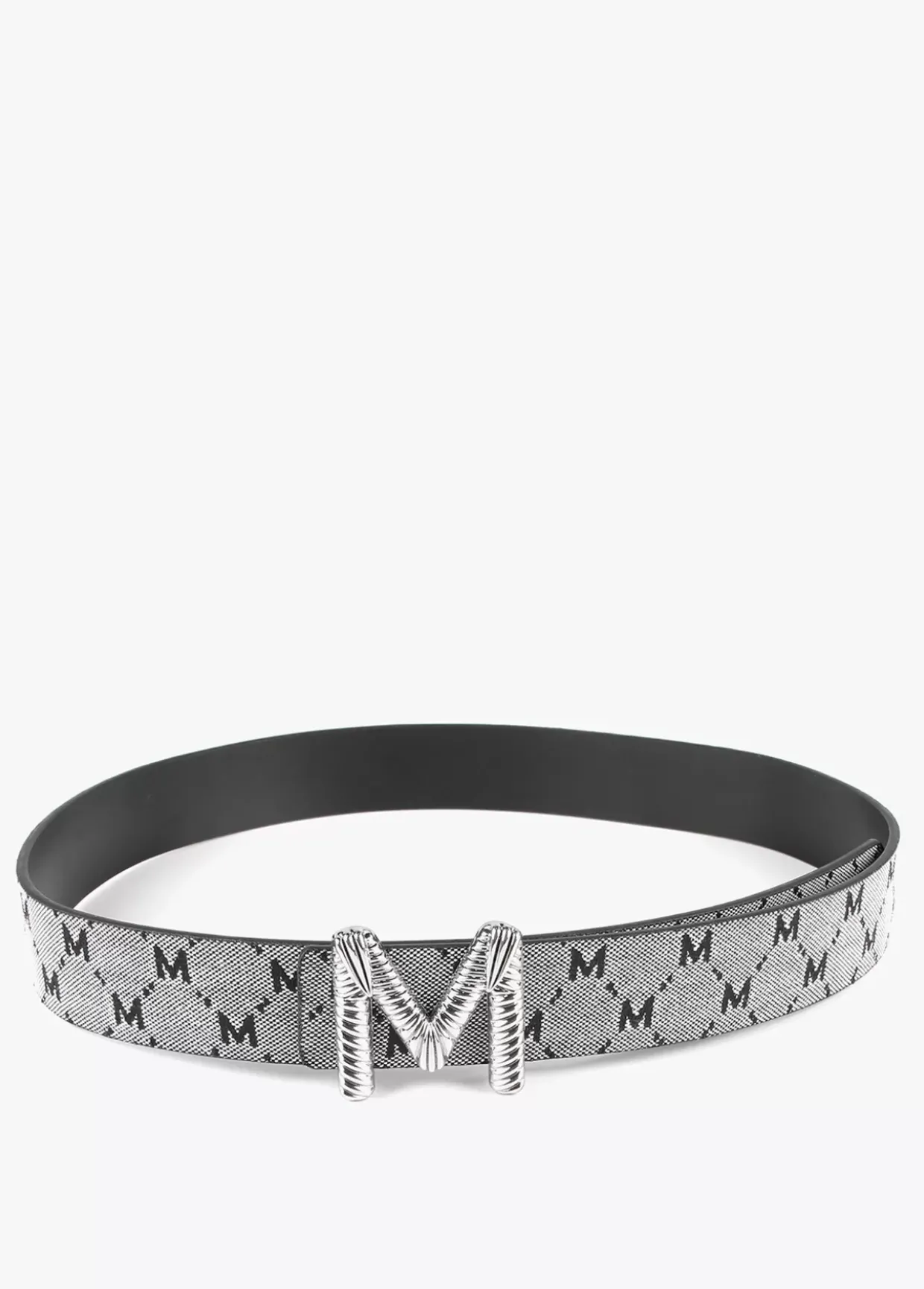 Cinturón reversible gris y negro