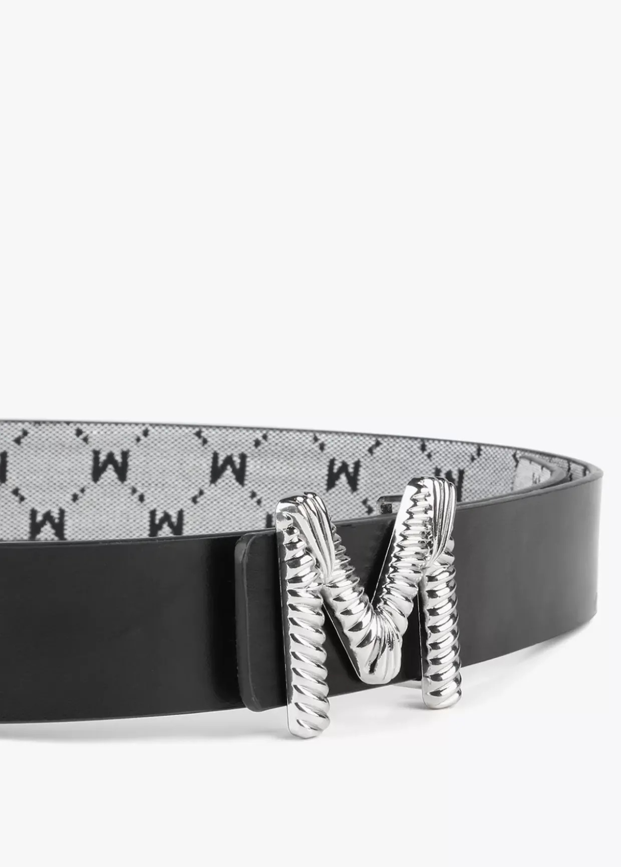 Cinturón reversible gris y negro