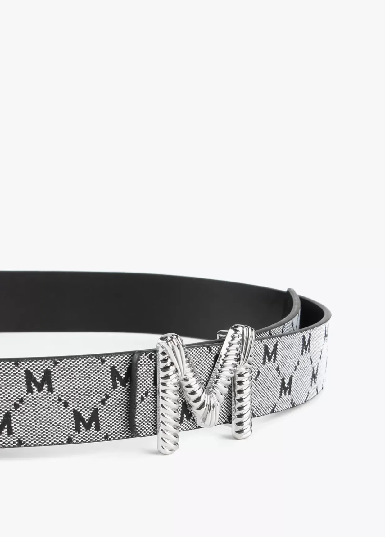 Cinturón reversible gris y negro