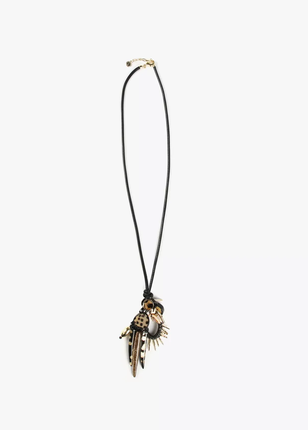 Collar con colgante multi abalorios