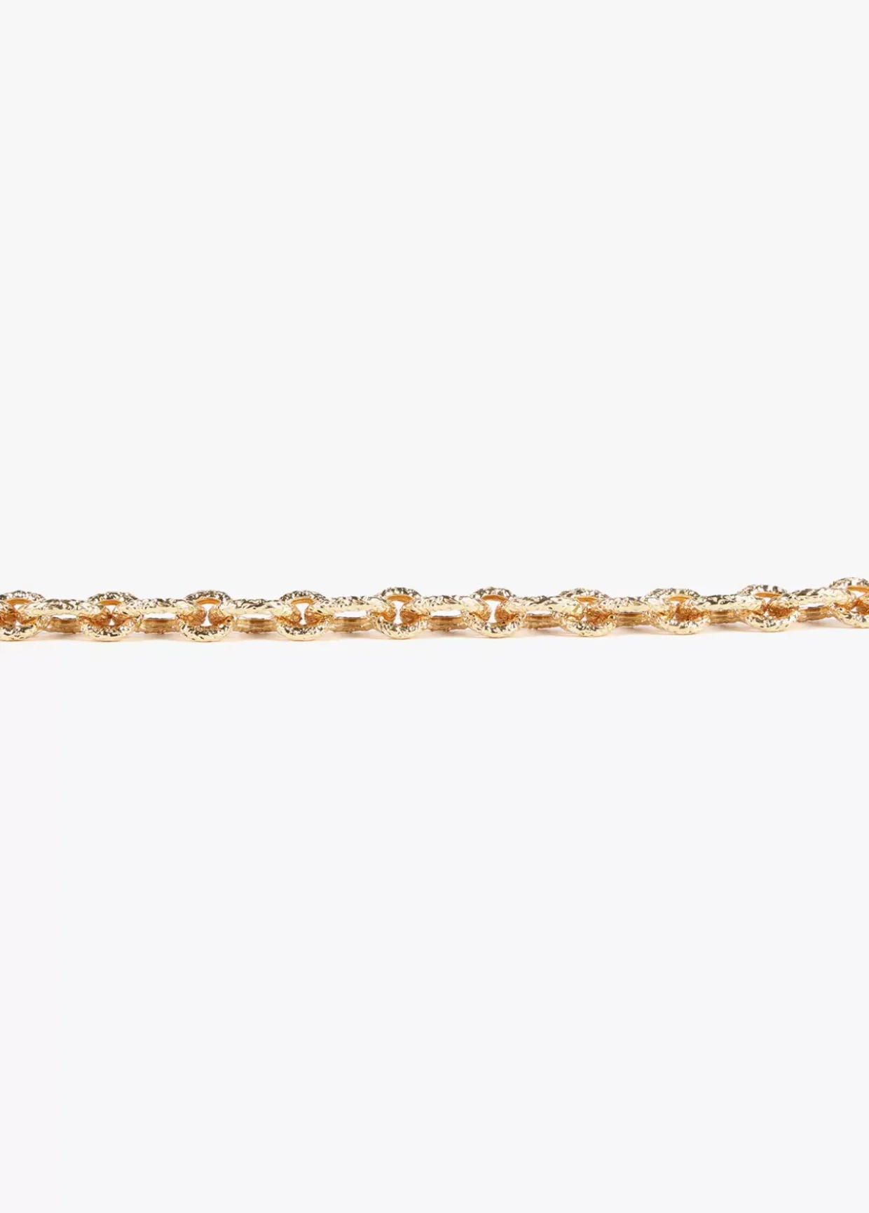 Collar gargantilla dorada con textura