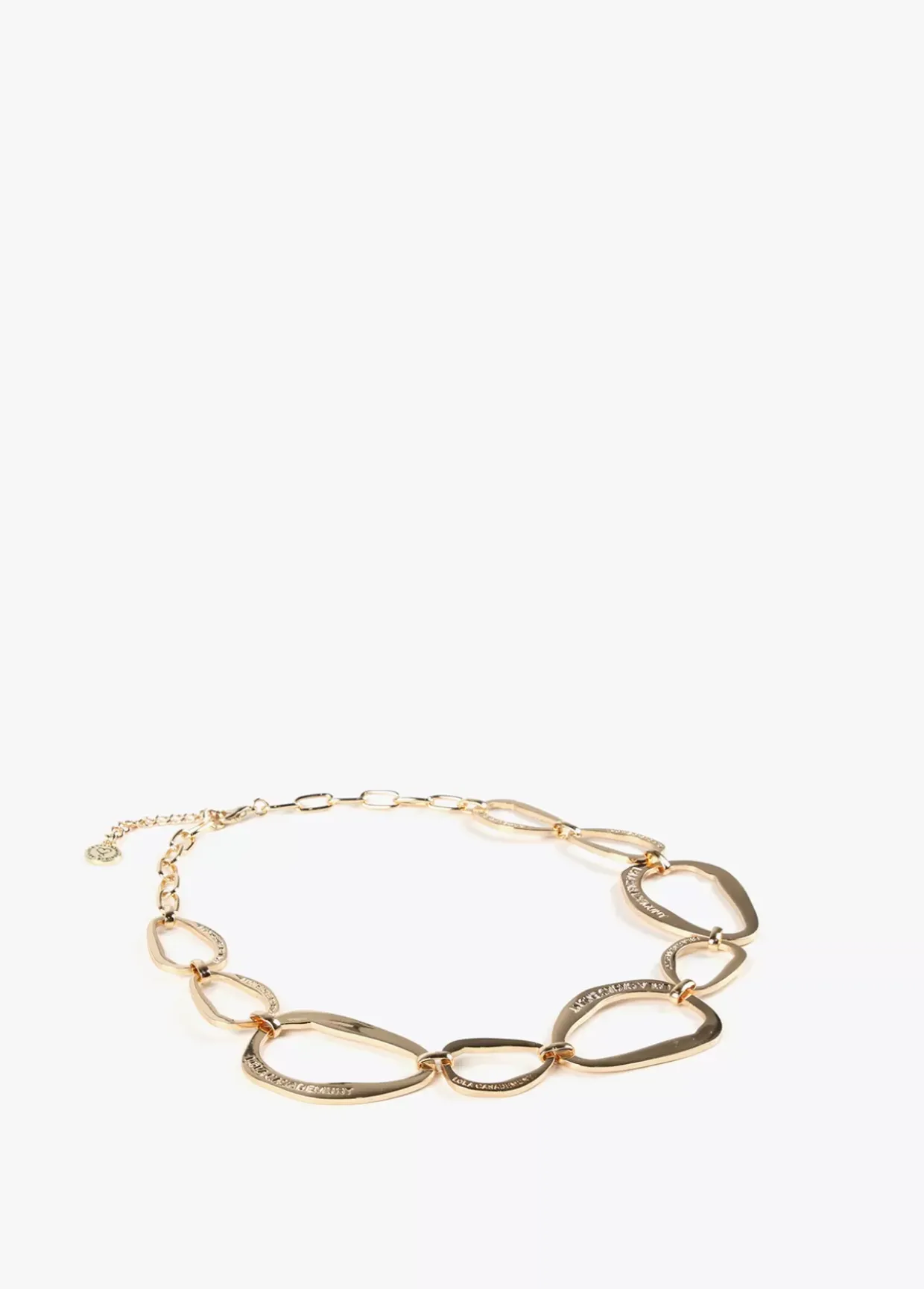 Collar gargantilla dorada