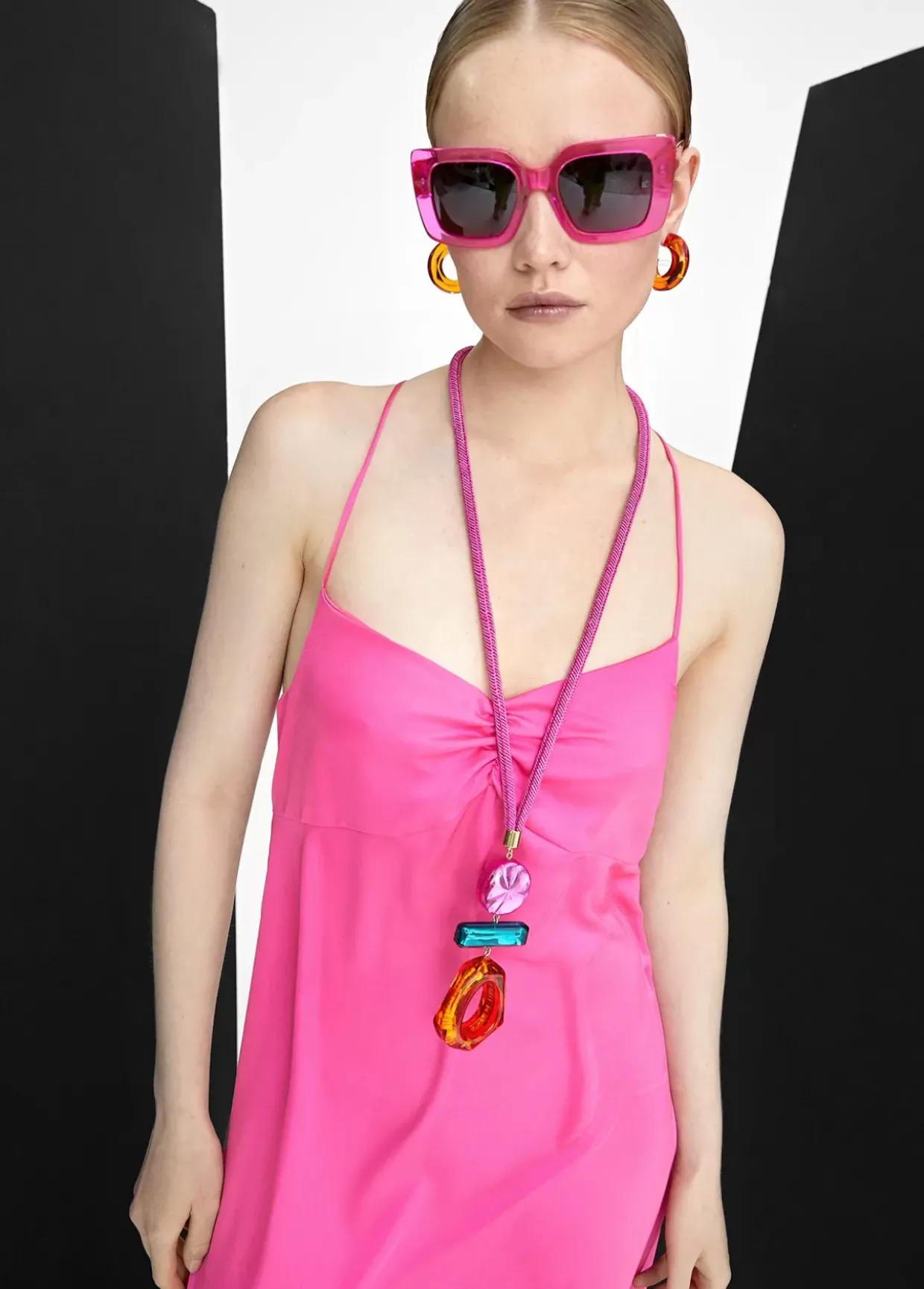 Collar maxi piezas de colores