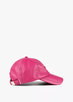 Gorra efecto piel